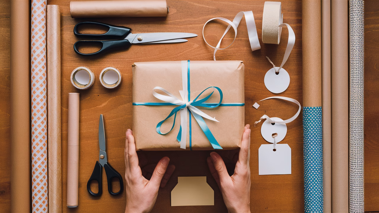 Professional gift wrapping tools