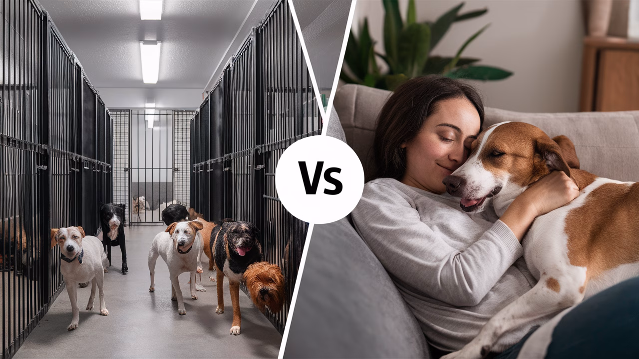 Kennel vs pet sitter comparison