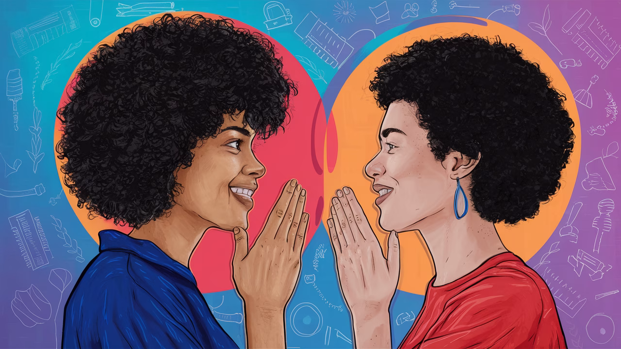 Digital communication through voice