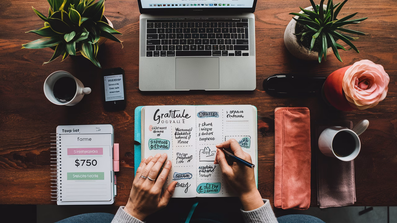 Monetize gratitude practice Gratitude income planning tools