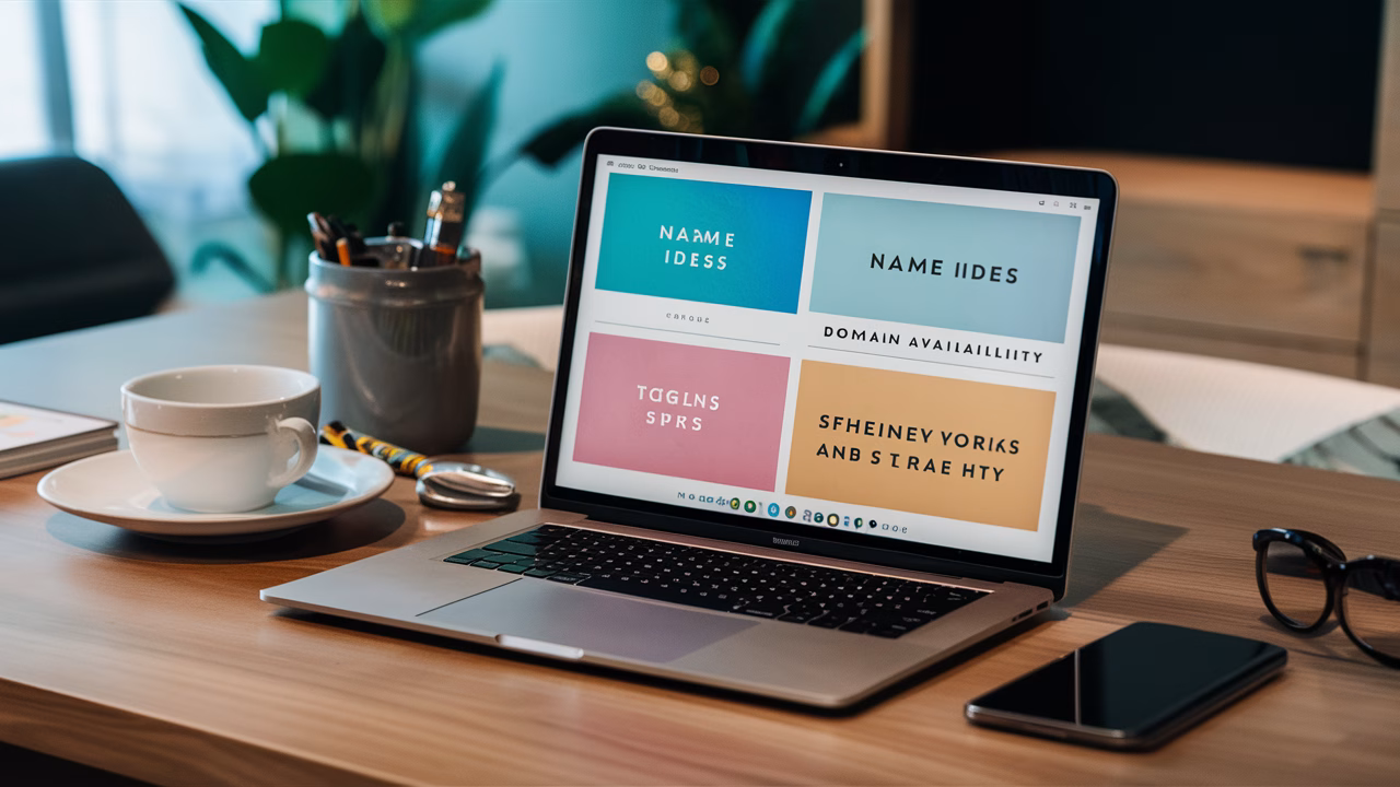 person using laptop for branding portfolio