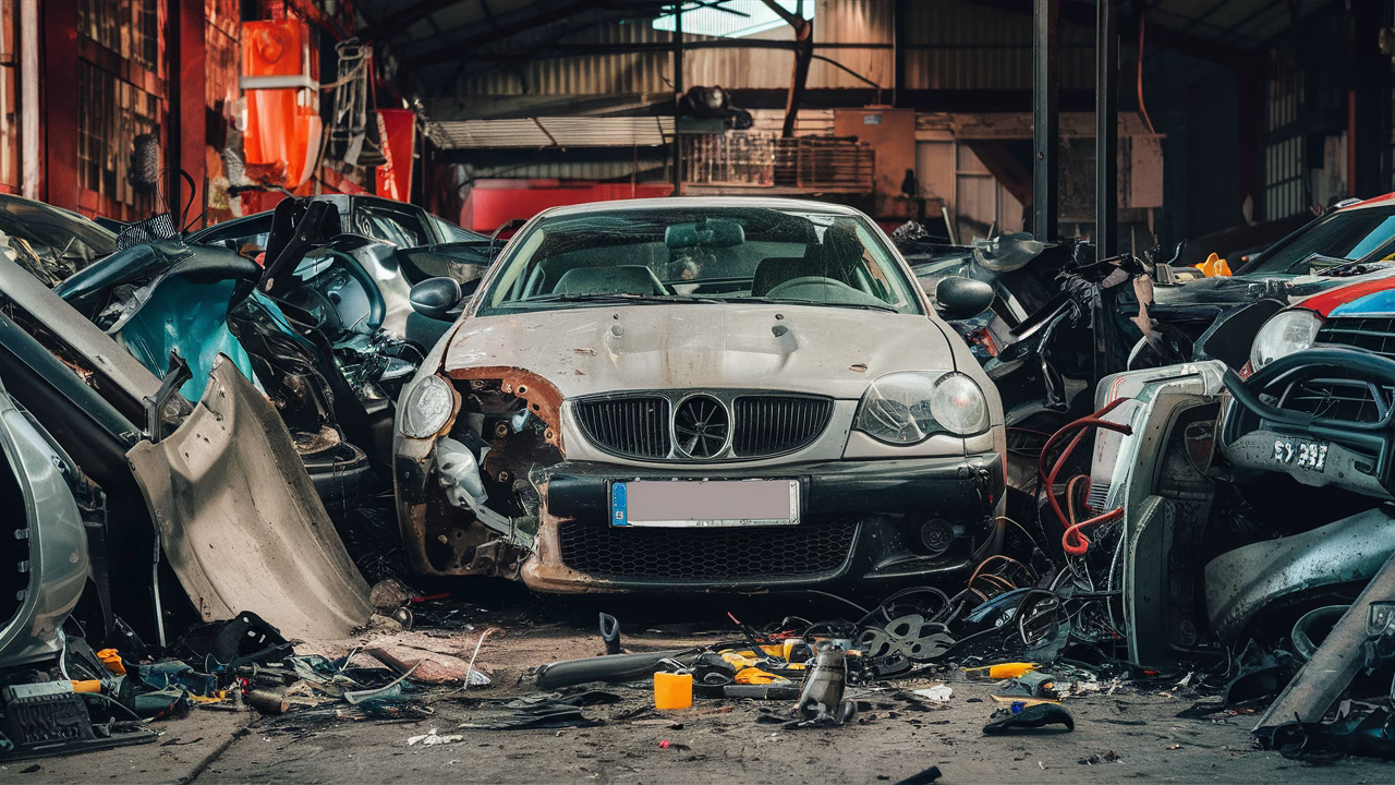 challenges scrapping old car