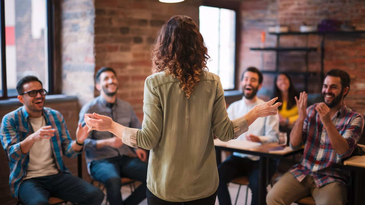 Engaging spontaneity session Teaching spontaneity concept