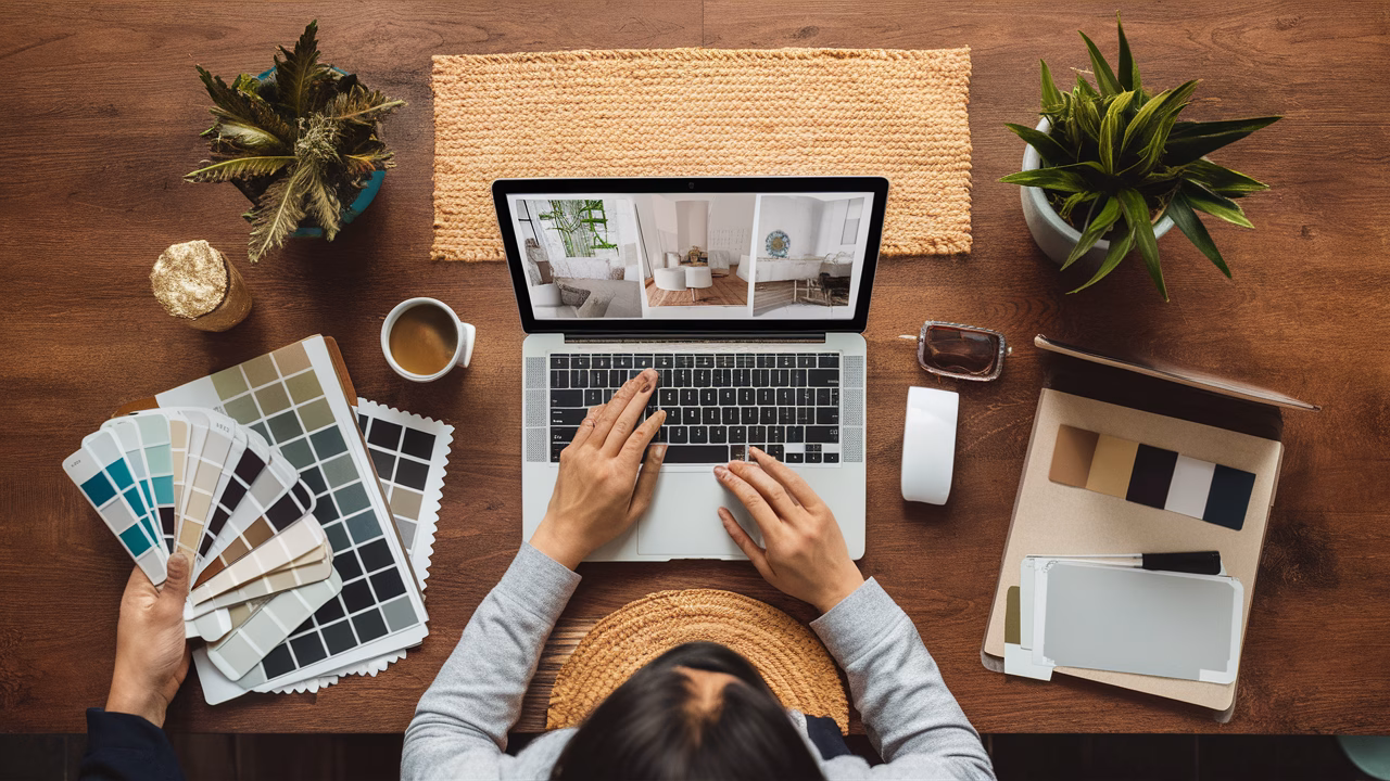 Virtual interior design concept