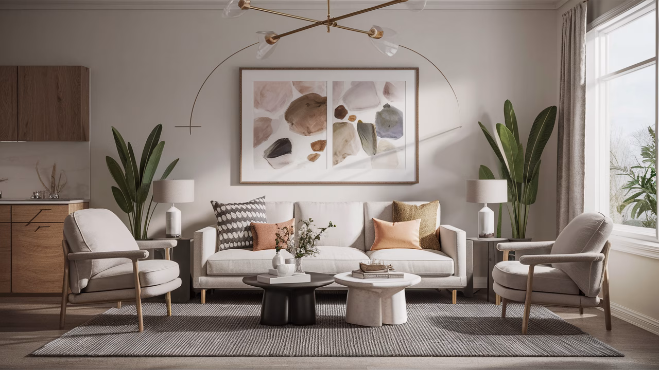 Virtual room transformation project