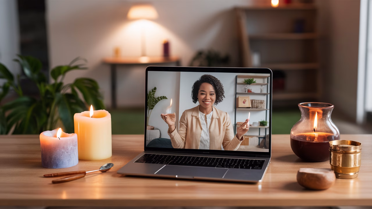 Virtual house blessing ritual